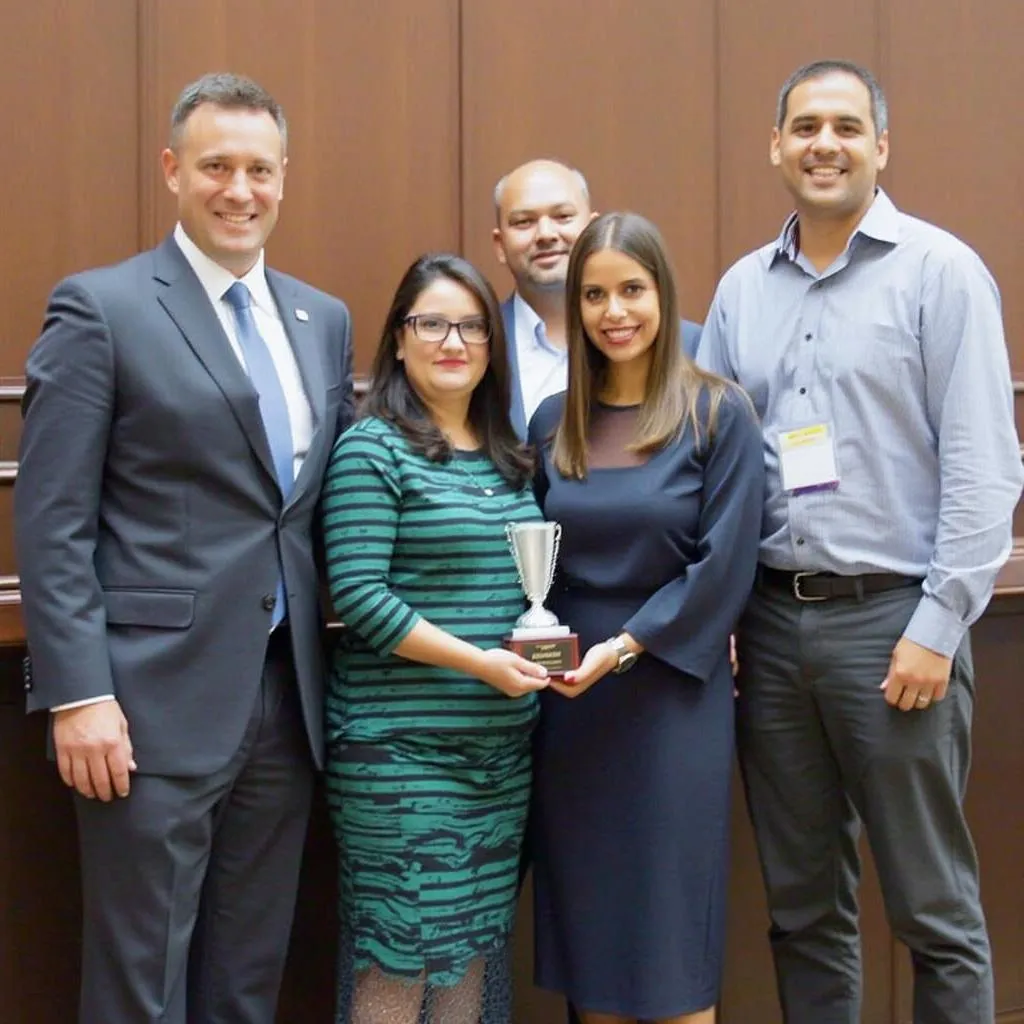 Ceremonia de premiación por excelencia financiera