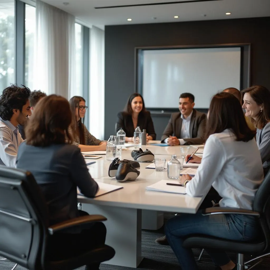 Reunión del equipo de consultoría